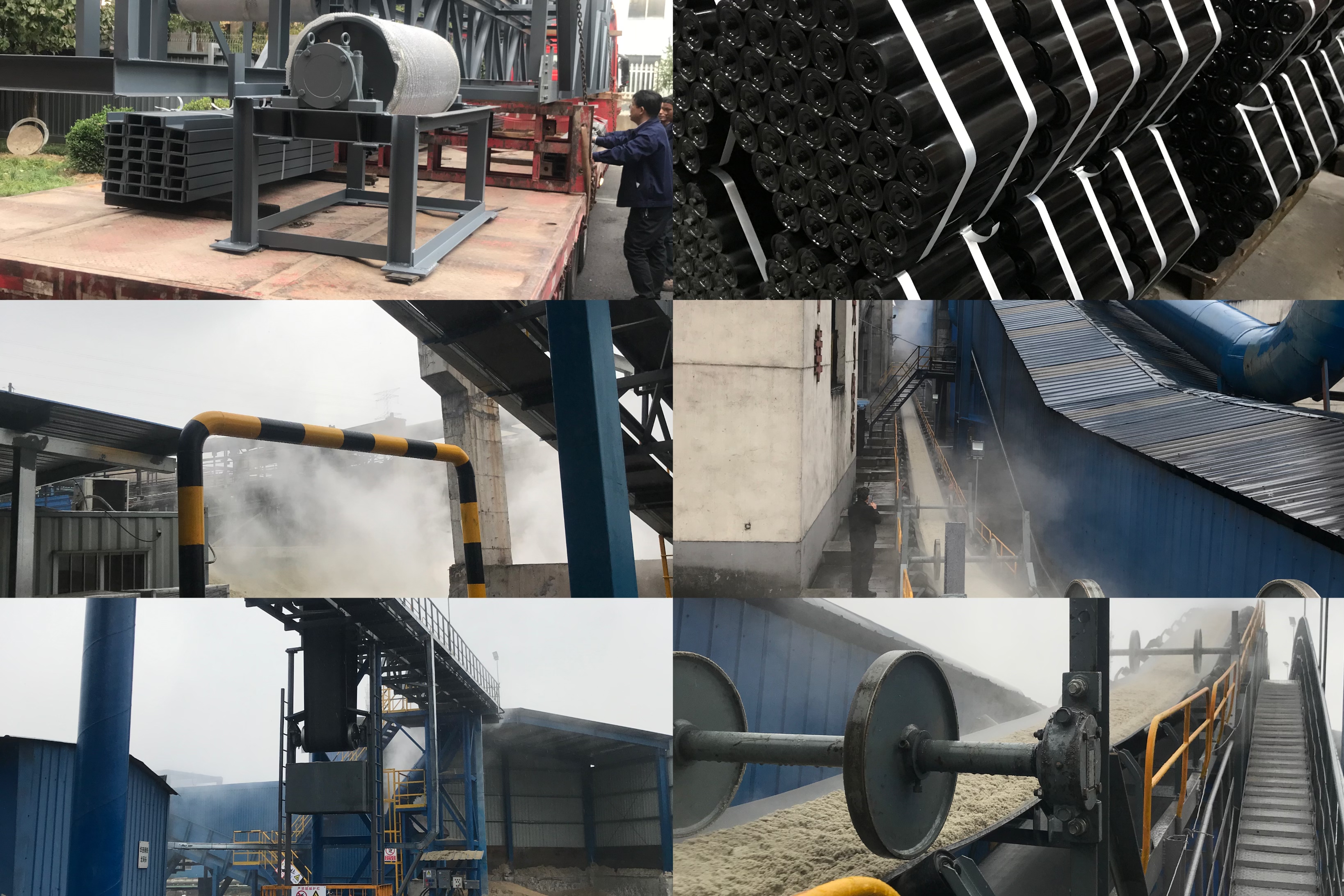 Sabuk conveyor produksi, instalasi, commissioning